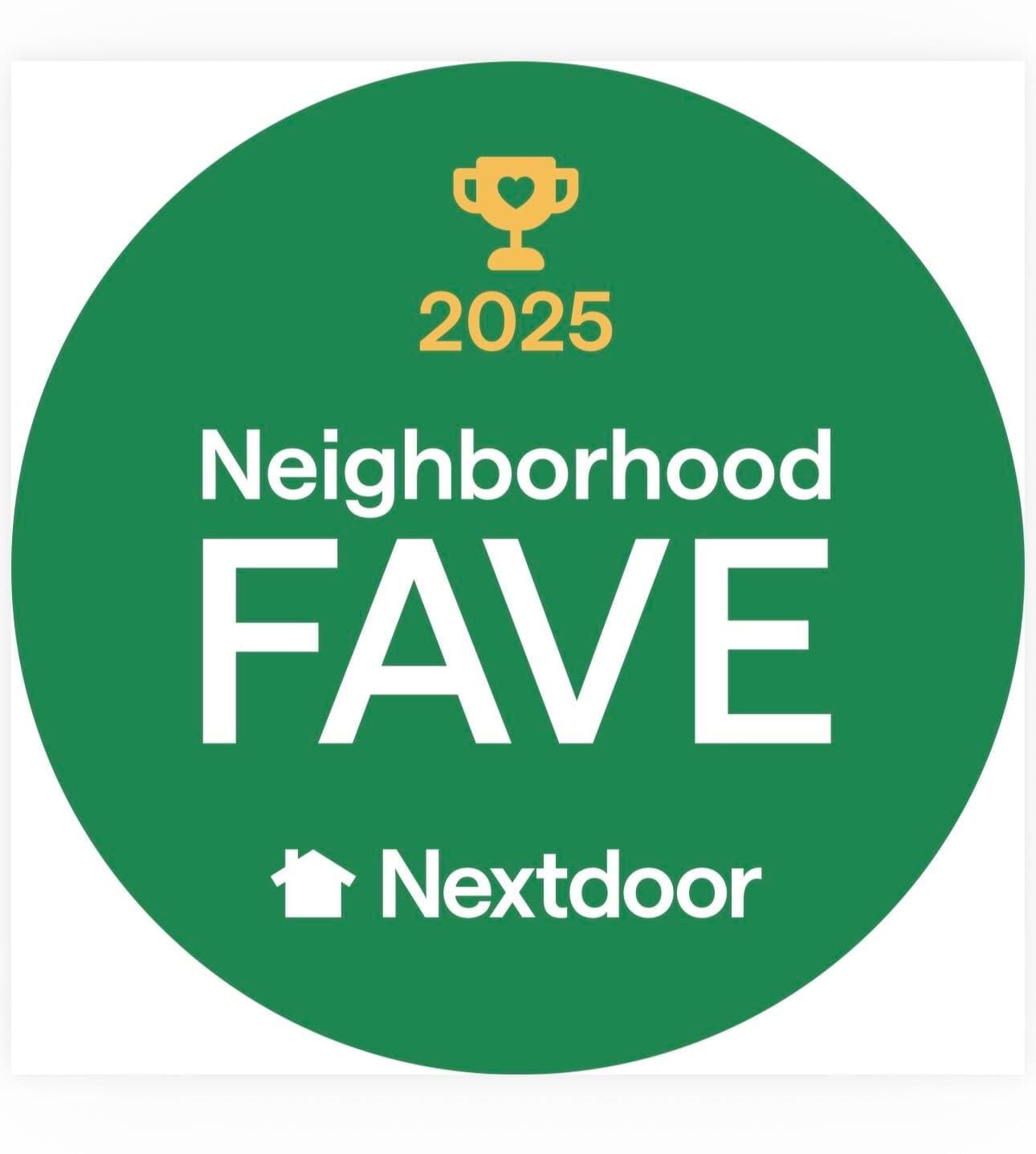 Celebrating Recognition as Nextdoor's 2025 Neighborhood FAVE image